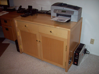 Another View of Installed Cabinet