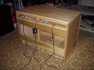 Rear View of Finished Cabinet