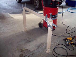 Initial front frame assembly