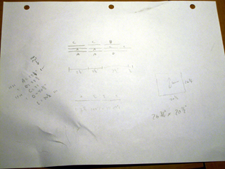 Sketch determining part extraction from wood chunk