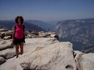 Anne on Half Dome